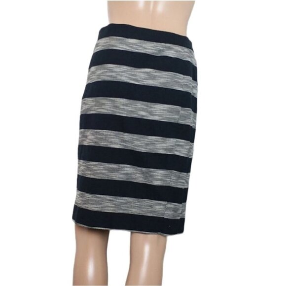 J.crew factory striped Jacquard pencil skirt - Picture 3 of 4